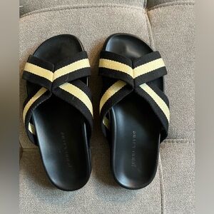 Jenny Kayne Cotton Crossover Sandal Size 6